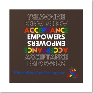 Acceptance Empowers Posters and Art